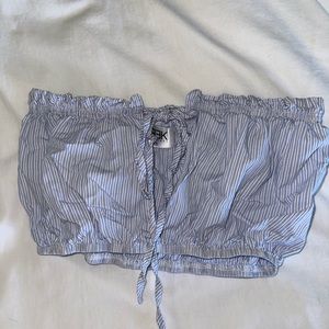 SEEK the label bandeau with cross front tie, XS